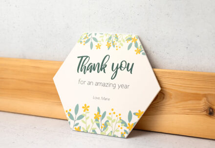 Forex hexagon navulling voor houten houder