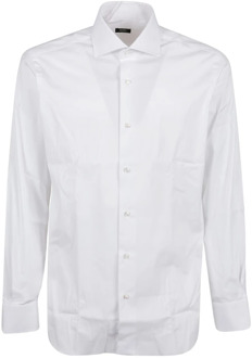 Formal Shirts Barba Napoli , White , Heren - L,M