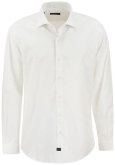 Formal Shirts Fay , White , Heren - 2Xl,Xl,L,M,S,4Xl,3Xl