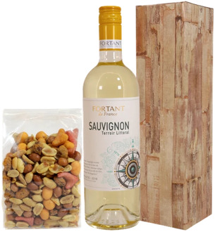 Fortant witte wijn (FR) borrelmix nootjes