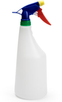 Forte Plastics 1x Waterverstuivers/sprayflessen wit 1 liter 28 cm - Waterverstuivers