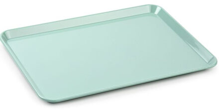 Forte Plastics Dienblad/serveerblad in mintgroen kunststof 35 x 24 cm - Dienbladen