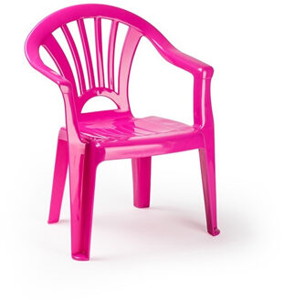 Forte Plastics Kinderstoelen fel roze kunststof 35 x 28 x 50 cm - Kinderstoelen
