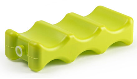 Forte Plastics Koelelementen voor speciaal voor blikjes 22 x 9 cm groen - Koelelementen