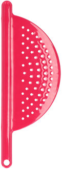 Forte Plastics Kunststof keuken vergiethulp fuchsia roze 34 cm - Vergieten