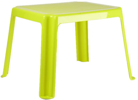 Forte Plastics Kunststof kindertafel groen 55 x 66 x 43 cm - Bijzettafels