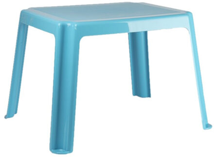 Forte Plastics Kunststof kindertafel licht blauw 55 x 66 x 43 cm - Bijzettafels