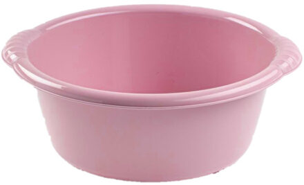 Forte Plastics Kunststof teiltje/afwasbak rond 15 liter oud roze - Afwasbak