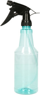 Forte Plastics Plantenspuit met een inhoud van 500 ml - transparant blauw - verstuiver - 18 cm - kunststof - Plantenspuiten