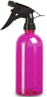 Forte Plastics Plantenspuit met een inhoud van 500 ml - transparant roze - verstuiver - 23 cm - kunststof - Plantenspuiten