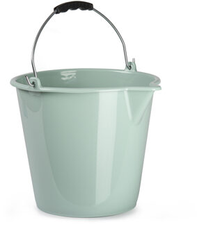 Forte Plastics Plasticforte Emmer - mintgroene - 9 liter - schoonmaak emmer - Emmers