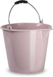 Forte Plastics PlasticForte Emmer - oud roze - 9 liter - schoonmaak emmer - Emmers