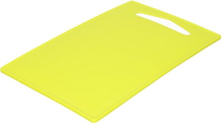 Forte Plastics Plasticforte Keuken Snijplank - limegroen - 27 x 16 cm - kunststof - voor groente, fruit, vlees - Snijplanken