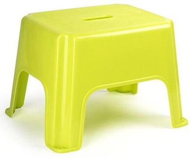 Forte Plastics PlasticForte Keukenkrukje/opstapje - Handy Step - groen - kunststof - 40 x 30 x 28 cm - Huishoudkrukjes