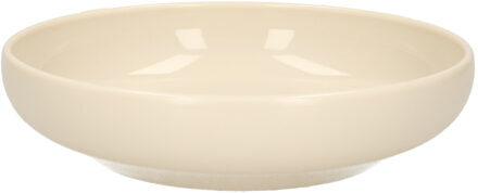 Forte Plastics Plasticforte Kommetje/schaaltje - beige - D16 x 4 cm - 520 ml - kunststof - Kommetjes