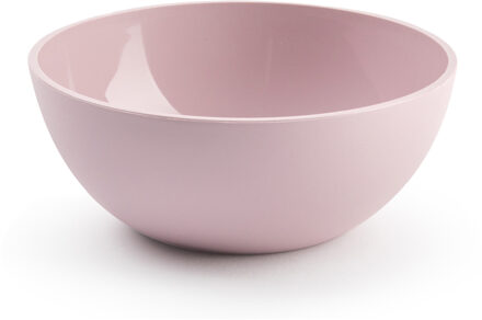 Forte Plastics Plasticforte kommetjes/schaaltjes - dessert/ontbijt - kunststof - D17 x H7 cm - roze - Kommetjes