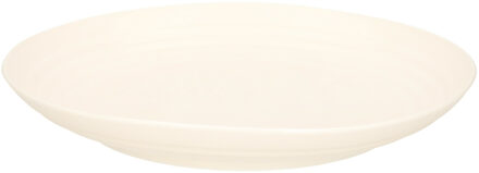 Forte Plastics PlasticForte Rond bord/camping bord - D22 cm - ivoor wit - kunststof - Dinerborden