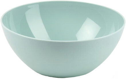 Forte Plastics Plasticforte Serveerschaal/saladeschaal - D20 x H8 cm - kunststof - mintgroen - Serveerschalen