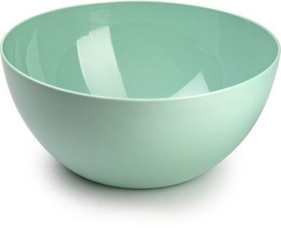 Forte Plastics Plasticforte Serveerschaal/saladeschaal - D23 x H10 cm - kunststof - mintgroen - Serveerschalen