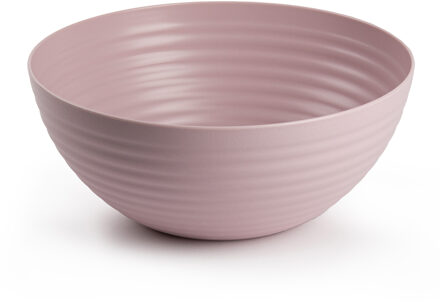 Forte Plastics Plasticforte Serveerschaal/saladeschaal - D25 x H10.5 cm - kunststof - roze - Serveerschalen