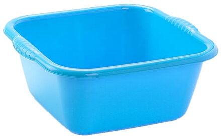 Forte Plastics Plasticforte teiltje/afwasbak - plastic - 25L - 41x39x16cm - Blauw - Afwasbak