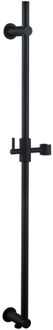 FortiFura Calvi Glijstang met geïntegreerde wandaansluitbocht - 90cm - mat zwart SW1111528 Zwart mat