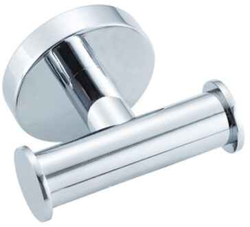 FortiFura Calvi Handdoekhaak - rond - dubbel - chroom Double_Towelhook_CHR