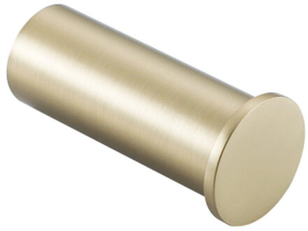 FortiFura Calvi Handdoekhaak - rond - enkel - Geborsteld Messing PVD (Goud) Single_Towelhook_BM Messing geborsteld (goud)