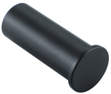 FortiFura Calvi Handdoekhaak - rond - enkel - mat zwart Single_Towelhook_BLM Zwart mat