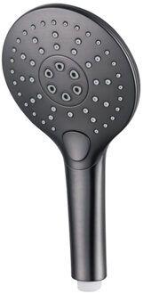 FortiFura Calvi Handdouche - ø12cm - rond - 3 standen - Geborsteld Gunmetal PVD SW799451 Gunmetal geborsteld (antraciet)