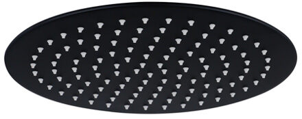 FortiFura Calvi Hoofddouche - 25cm - rond - 7mm - zwart mat SW720553