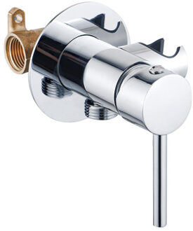 FortiFura Calvi Mengkraan Bidet - met handdouchehouder - chroom SW1236928