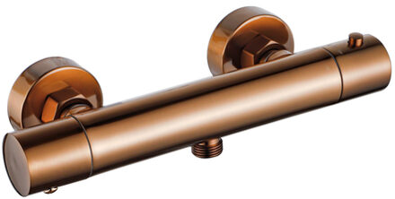 FortiFura Calvi Thermostatische Douchekraan - opbouw - Geborsteld koper PVD (Koper) SW970036 Koper geborsteld