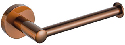 FortiFura Calvi toiletrolhouder/reserverolhouder - zonder klep - rond - PVD - Geborsteld koper SW970050 Koper geborsteld