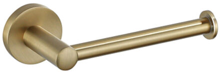 FortiFura Calvi toiletrolhouder/reserverolhouder - zonder klep - rond - PVD - Geborsteld messing (goud) SW639941 Messing geborsteld (goud)