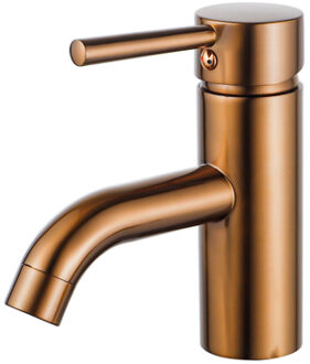 FortiFura Calvi Wastafelkraan - 14.8cm - opbouw - Geborsteld koper PVD (Koper) SW970031 Koper geborsteld