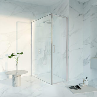 FortiFura Galeria Douchecabine - 60x140x200 - Profiel veiligheidsglas - anti kalk - chroom SW1122467/SW797916/SW797904