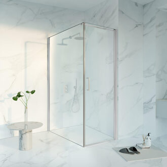 FortiFura Galeria Douchecabine - 70x140x200 - Profiel veiligheidsglas - anti kalk - chroom SW1122473/SW797916/SW797904