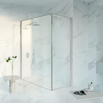 FortiFura Galeria Douchecabine - 70x180x200 - Profiel veiligheidsglas - anti kalk - chroom SW1122473/SW797920/SW797904