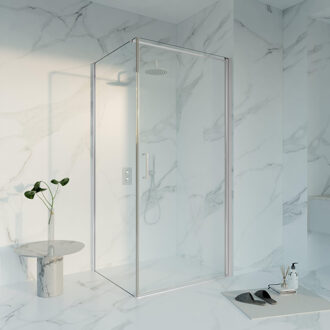 FortiFura Galeria Douchecabine - 80x90x200 - Profiel - veiligheidsglas - anti kalk - chroom SW1122479 SW797926 SW797904