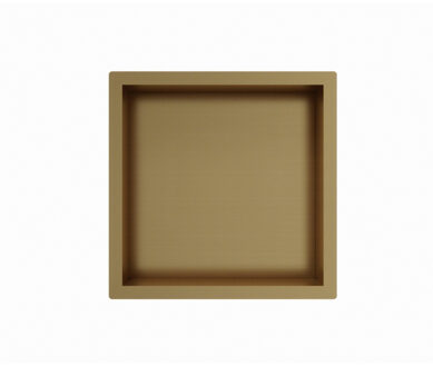 FortiFura Galeria Inbouwnis - 30x30x10cm - Geborsteld Messing PVD (Goud) Messing geborsteld (goud)