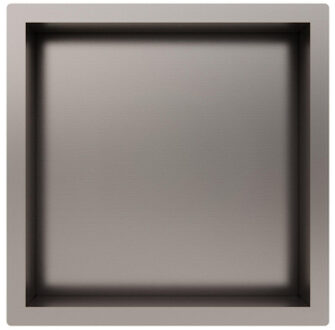 FortiFura Galeria Inbouwnis - 30x30x7cm - Geborsteld RVS PVD (RVS) RVS geborsteld