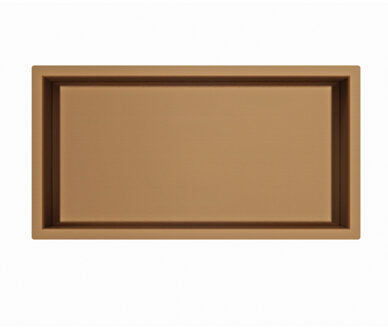 FortiFura Galeria Inbouwnis - 30x60x7cm - Geborsteld Geborsteld koper PVD (Koper) SW876697 Koper geborsteld