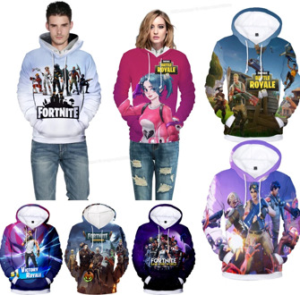 Fortnite Hoodie Sweatshirts Anime Gaming Unisex Streetwear Hoodies Hip Hop Battle Royale Sweatshirt Boy Girl Hoodie Harajuku Top