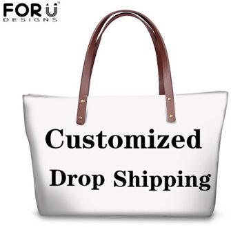 FORUDESIGNS Beagles Hond Patroon Handtas Dames Handtassen 2 stks/set PU Lederen Portefeuilles Hand Tas Voor Vrouwen Schouder Casual Tassen op maat AL