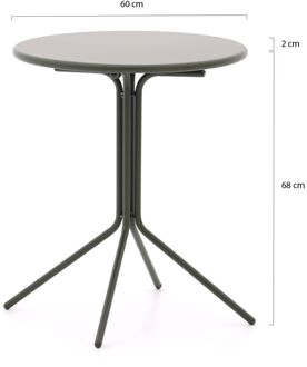 Forza Aziano klaptafel ø 60cm (h:70cm) - Laagste prijsgarantie! Groen