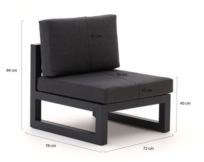 Forza Calleo/Valero bank loungeset 7-delig - Laagste prijsgarantie! Grijs