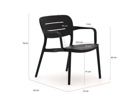 Forza Pazzia/ROUGH-K balkonset 3-delig - Laagste prijsgarantie! Bruin