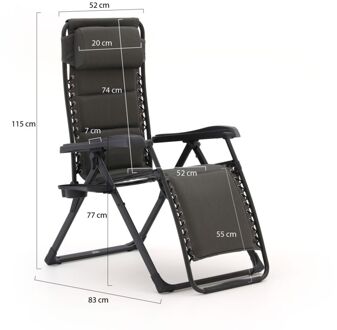 Forza Tione relaxstoel - Laagste prijsgarantie! Grijs