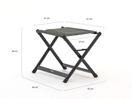 Forza Tione voetenbank - Laagste prijsgarantie! Grijs